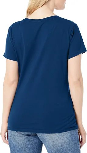 Miniatura 2 de Hanes Perfect-T Camiseta con cuello en V, para mujer, de manga corta, de algodón hilado en anillo