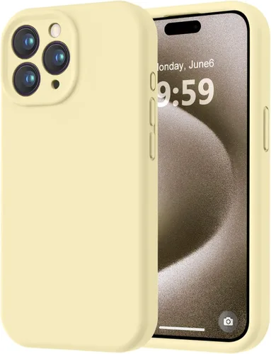 Miniatura 299 de LOVE 3000 Compatible con Funda para iPhone 15, [Cámara de Cobertura Completa de Silicona Suave] [Protección contra Caídas de 8 pies], Forro de Negro