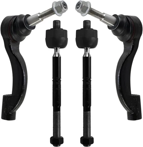 Miniatura 76 de Detroit Axle - 4 barras de acoplamiento delanteras para Kia Forte Koup 14-17, 14-18 Forte Forte5, 4 extremos de barra de acoplamiento exteriores e