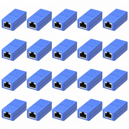 Miniatura 16 de Dingsun Acoplador RJ45, extensor Ethernet hembra a hembra, acoplador Ethernet para Cat7, Cat6, Cat5, Cat5 (1 paquete, negro)