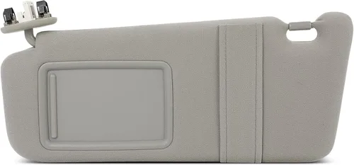 SCITOO Visera solar del lado del conductor izquierdo para Toyota Camry 2006 2007 2008 2009 2010 2011 (con techo solar, con espejo, sin luz), gris