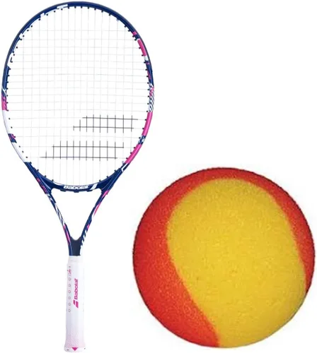 Miniatura 9 de Babolat B'Fly - Raqueta de tenis con pelotas de tenis para jugar y permanecer para niños Bolas de punto verde