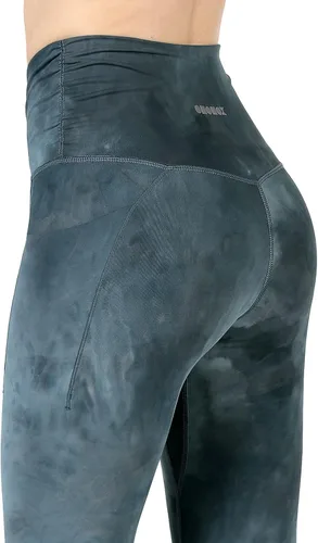 Miniatura 4 de ODODOS - Leggings de cintura cruzada para mujer, diseño con bolsillo interno, para yoga, deportes, gimnasia o entrenamiento, pantalones deportivos