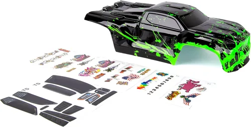 Miniatura 2 de Carrocería personalizada compatible con Sledge 6S 4WD 1/8 camión cubierta de carcasa (verde Moody)