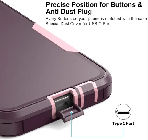 Miniatura 5 de Funda de teléfono para Galaxy A14 5G [a prueba de golpes] [a prueba de caídas] [protector de pantalla], resistente protección para Samsung Galaxy