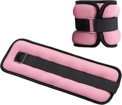 Miniatura 10 de Pesas de tobillo/muñeca, pesas pequeñas para mujeres y niños, equipo de ejercicio con correas ajustables para fitness, gimnasio, baile, caminar