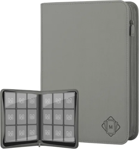 Miniatura 37 de Carpeta de Tarjetas Premium de 16 Bolsillos, Carpeta de Tarjetas de Intercambio Sostiene hasta 1000+ Tarjetas Álbum de Colección de Tarjetas 44 negro