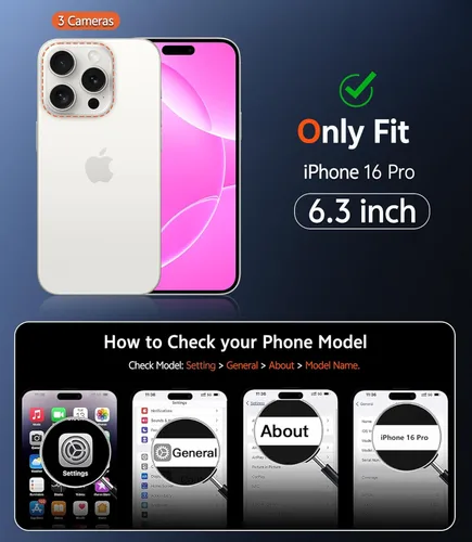 Miniatura 1568 de FNTCASE Funda para iPhone 13 Pro-Max: Fundas magnéticas transparentes compatibles con Magsafe Slim anti amarillamiento protección contra caídas