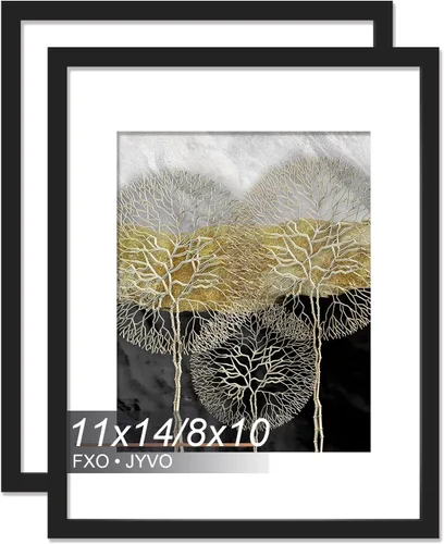 Miniatura 116 de Fxojyvo Marco de Fotos de 4x6, Muestra Foto de 3.5x5 con Paspartú o 4 x 6 Sin Paspartú, Liviano y de Alta Transparencia Marco de 4 por 6 para Pared