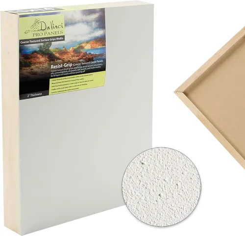 Miniatura 2 de Da Vinci Pro Resist-Grip - Tablero de gesso texturizado grueso, paquete de 17.7 x 24.0 in, 4 unidades, tableros de arte de 2 pulgadas de profundidad
