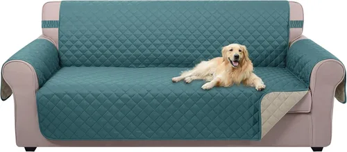 Miniatura 104 de U-NICE HOME Funda de sofá reversible para perros con correas elásticas, resistente al agua, protector de muebles para mascotas, funda de sofá