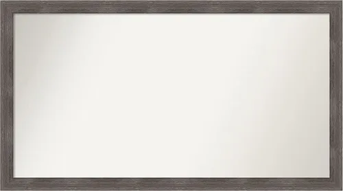 Miniatura 456 de Amanti Art Espejo personalizado, espejo de baño gris plomo a rayas, espejo de pared o espejo de tocador de baño sobre el fregadero