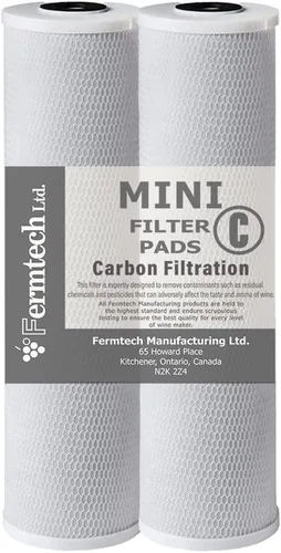 Miniatura 7 de Fermtech Mini 2 almohadillas de filtración de vino (#1)
