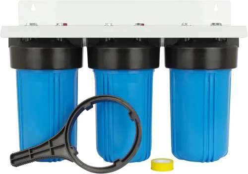 Miniatura 8 de Carcasa de filtro de agua SpiroPure de 2 etapas 4.5 x 20 BB, carcasa de filtro doble BBFS-22 de repuesto