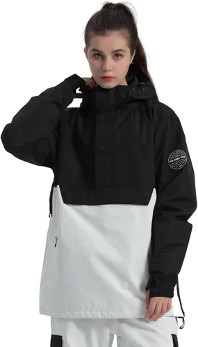 Miniatura 14 de Chaquetas de esquí para hombre, abrigos de snowboard para mujer, chaqueta impermeable para deportes de invierno, resistente al viento, cálida