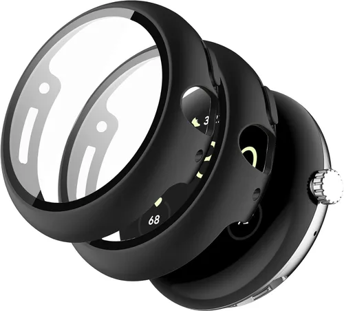 Miniatura 12 de Miimall - Juego de 2 fundas con protector de pantalla para Google Pixel Watch 4 de 1.772 pulgadas, antiarañazos, sensible de alta definición