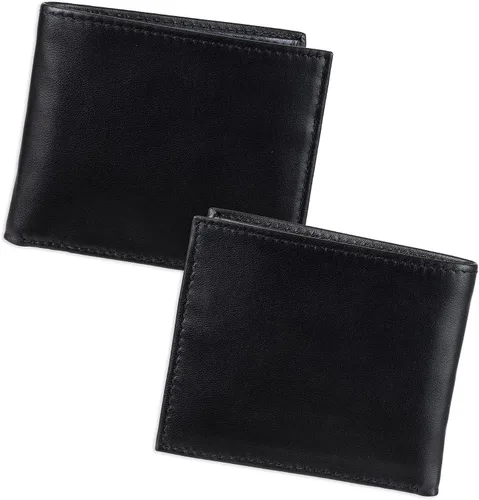 Miniatura 2 de Tommy Hilfiger billetera de piel para hombre, delgada y plegable, con 6bolsillos para tarjetas de crédito y ventana extraíble para identificación
