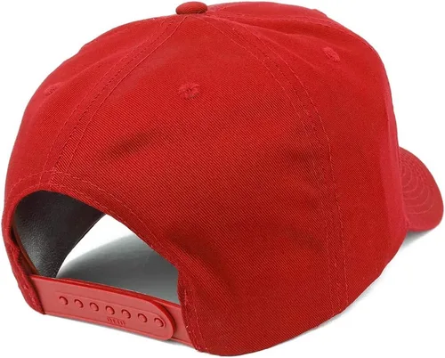 Miniatura 3 de armycrew XXL Oversize alta corona ajustable Plain Solid Gorra de béisbol