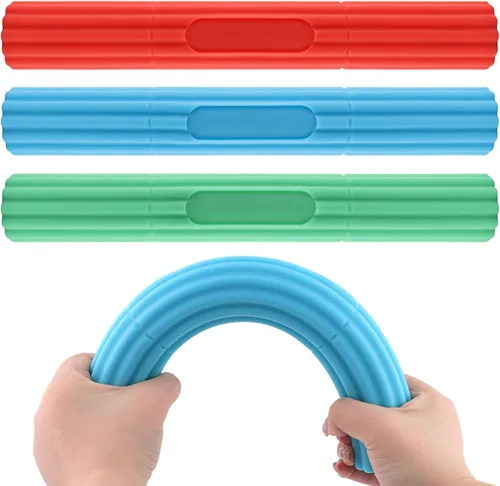 Miniatura 9 de 3 barras de resistencia flexibles, obstrucción de torsión, agarre de mano, barras de resistencia para golfistas, tendinitis en codo, muñeca
