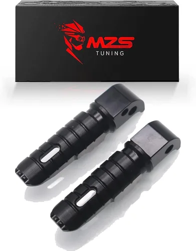 Miniatura 19 de MZS Estriberas de motocicleta compatibles con ZX4R ZX4RR ZX25R EX 400 Z400 2018-2025, estriberas delanteras ajustables para pedal, color negro CNC
