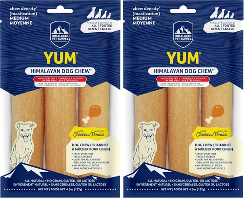 Miniatura 19 de Himalayan Dog Chew Yak Cheese - Masticables para perros, sin lactosa y sin granos, fabricados en Estados Unidos, para todas las razas de perros