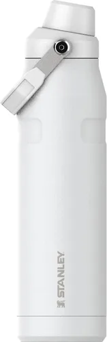Miniatura 49 de Stanley IceFlow - Botella de agua de flujo rápido, tapa de boquilla en ángulo, ligera y a prueba de fugas para viajes y deportes, acero inoxidable