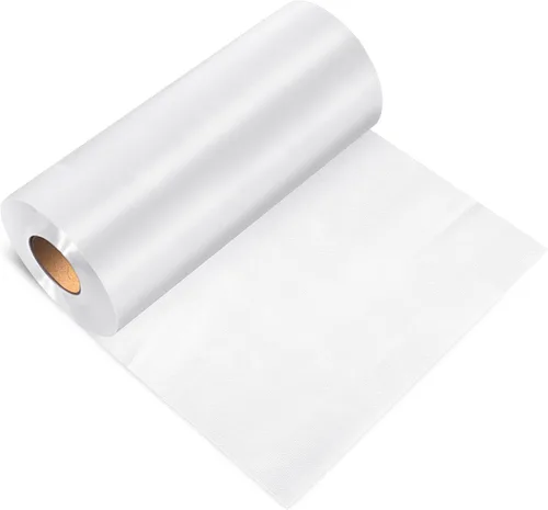 Miniatura 8 de Peryiter 1 rollo de 8.5 pulgadas x 100 yardas, estabilizador de bordado soluble en agua, estabilizador de película de cobertura de 25 μm