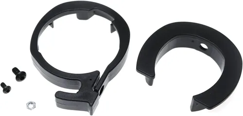 Miniatura 2 de RLECS Anillo de bloqueo redondo delantero Anillo de protección plegable para piezas de scooter, negro