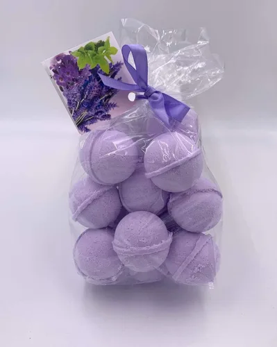 Miniatura 2 de Spa Pure Bombas de baño de vainilla y lavanda, hechas con manteca de karité, ultra hidratantes y mejores para todo tipo de piel, cada una de 1 onza