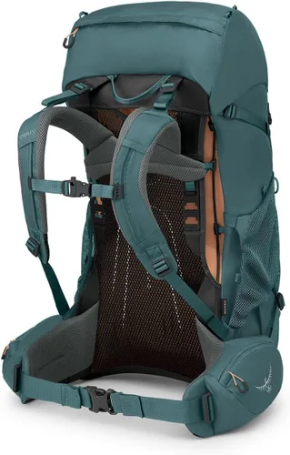 Miniatura 7 de Osprey Renn 50L - Mochila de senderismo para mujer, Azul Cascada/Naranja Melón Cascada Azul/Melón Naranja