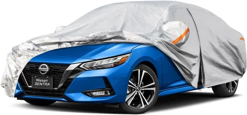 Miniatura 67 de Kayme - Cubierta completa impermeable de 6 capas para automóvil, apta para todo clima, protección para exteriores contra lluvia, rayos ultravioleta