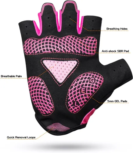 Miniatura 2 de Guantes de ciclismo Guantes deportivos de gel sin dedos y dedos completos para fitness, levantamiento de pesas, carreras, entrenamiento, escalada