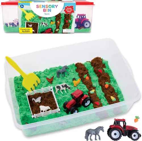 Miniatura 11 de Creativity for Kids Cubo Sensorial: Juego de Zona de Construcción - Actividades de Aprendizaje Preescolar, Juguetes de Excavadora para Niños de 3-5+