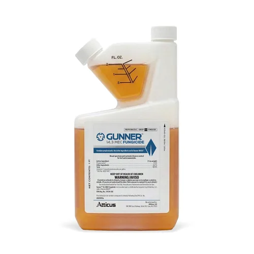 Atticus Gunner 14.3 Propiconazol Fungicida (16 oz) controla el parche marrón, mancha de dólar, tizones, mildiú polvoriento y óxidos