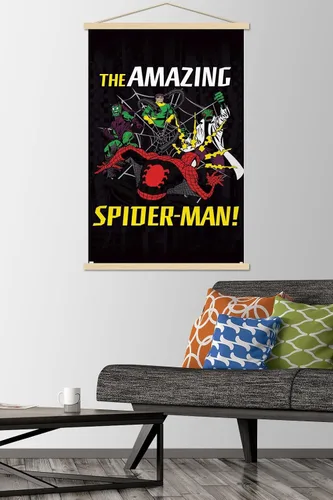 Miniatura 2 de Trends International Marvel Comics Spider-Man - Póster de pared con marco magnético