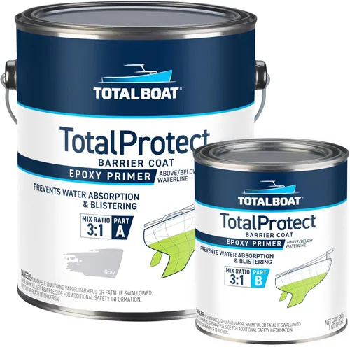 Miniatura 11 de TotalBoat Sistema de revestimiento de barrera epoxi TotalProtect (blanco, galón)