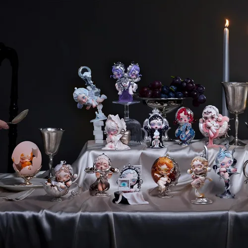 Miniatura 7 de POP MART SKULLPANDA The Feast Begins Series - Figuras de caja ciega, juguetes coleccionables, decoración del hogar, regalos de cumpleaños para niñas
