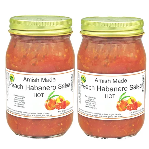 Miniatura 10 de Arndts Fudgery Amish Made Salsa Tarros de 2-16 onzas (manzana mediana)