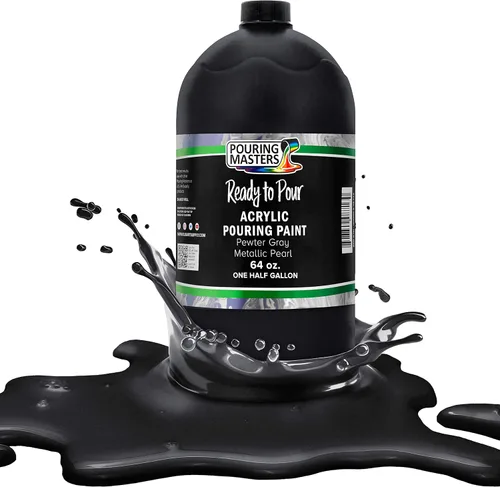 Miniatura 13 de Pouring Masters - Acrílico metálico dorado de 24 quilates - Listo para verter - Pintura para verter - A base de agua premezclada de 32 onzas
