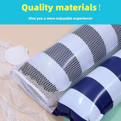 Miniatura 5 de 8/2 Pack Inflatable Pool Floats Adult,Plus Size 4-in-1 Multifunctional Pool Hammock Floating Lounge Chairs,Suitable for Vacation,Leisure,Pool Parties