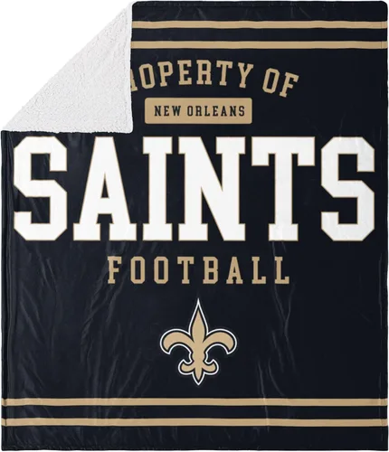 Miniatura 7 de FOCO NFL - Manta de felpa sherpa unisex para adultos, con logotipo de equipo de la NFL, 60 x 70 pulgadas