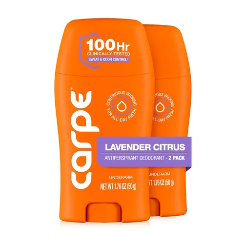 Miniatura 14 de Carpe Desodorante antitranspirante para axilas, antitranspirante extra fuerte para hombres con control de sudor de 100 horas, desodorante