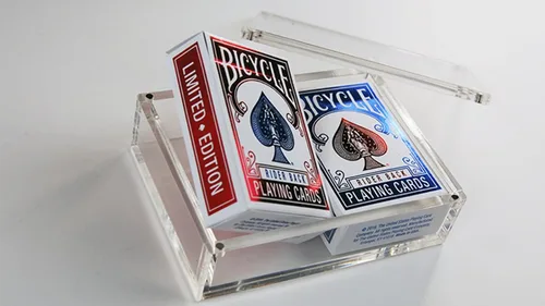 Miniatura 3 de Murphy's Magic Supplies, Inc. Bicycle Rider Back Mini edición limitada (paquete de 2 con pliegues de aluminio en estuche de quilates) por US Playing