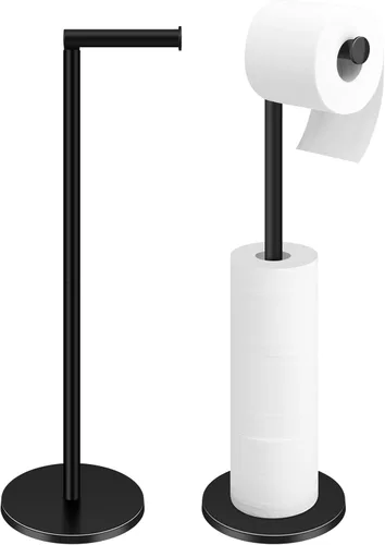 Miniatura 7 de TACGEA Soporte de Papel Higiénico, Soporte de Rollo de Papel Higiénico de Acero Inoxidable Independiente para Baño, Almacenamiento para 4 Rollos