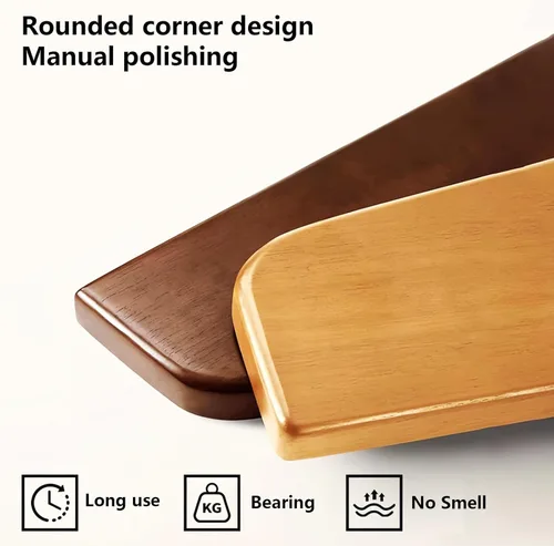 Miniatura 7 de Percheros para colgar en la pared, ganchos para llaves de piano, colgador de madera maciza natural, tela no tejida, perchas para armario, cocina