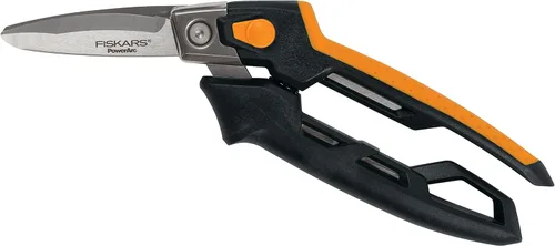 Miniatura 10 de Tijeras de Taller Fiskars Pro PowerArc, Tijeras de Acero Inoxidable Resistentes, Herramienta de Grado Industrial para Edificación y Construcción, 10