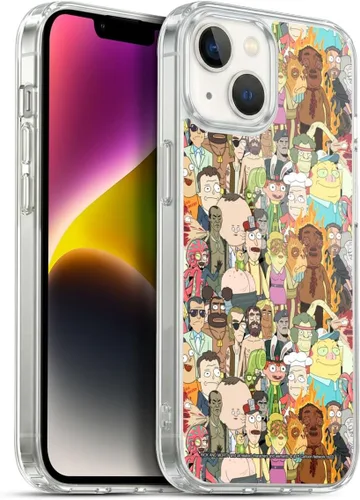Miniatura 190 de Head Case Designs Funda de gel con licencia oficial de Rick and Morty Aliens Season 3 [protección de grado militar] compatible con Apple iPhone 12