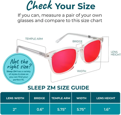 Miniatura 2 de Sleep ZM Blue Light Blocking & Light Sensitivity Glasses - 8 Lens Types for Comfort, Relaxation, Sleep & Relief - 50+ Styles