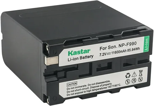 Kastar Batería NP-F990 de repuesto para cámara cinematográfica profesional 4K Z Cam E2 E2-M4, Z Cam E2-S6 Super 35 6K, Z Cam E2-F6 de fotograma