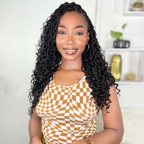 Miniatura 54 de Fulcrum Goddess Locs Cabello de Ganchillo de 10 Pulgadas, 8 Paquetes Nuevo Locs Sintéticos de Ganchillo para Mujeres Negras, Locs de Ganchillo